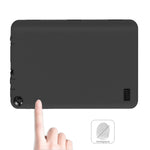 Hocase Fire 7 2015 Tablet Case - Shockproof Raised Edges Screen Protection Silicone Rubber Bumper Hard Protective Case For Amazon Fire 7 Tablet (For 2015 5th Generation Only) - Black