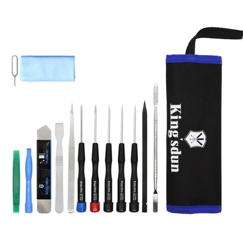 Kingsdun 14 in1 Precision Screwdriver Repair Tool Kit for MacBook Pro and Air, iPhone 4 / 4S / 5 / 5C / 5S / 6/6 Plus