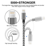 Short iPhone Cable iPhone Charging Cable 4Pack 1FT Braided iPhone Charger Cable Fast Charge and Data Sync Cord for Phone X 8 7 6S 6 Plus Pad 2 3 4 Mini, Pad Pro Air, Pod Nano Touch(Black)
