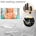 Efaster 8 Pcs/ 4 Pcs Grip Sticky Anti Slip Pads New Kitchen Car Holder Super Easy Gripping Pad PU Gel Pad Sticker Non Slip Super Sticky Pad (16 Pcs)