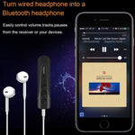 Mini Bluetooth Receiver, Protable Wireless Bluetooth 4.2 Adapter/Car kit Audio Bluetooth Receiver 3.5mm Aux Stereo Music Adapter for Home/Car PC TV Audio Music Streaming Stereo System