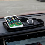 Anti-Slip Car Dash Grip Pad for Cell Phone, Keychains, Sun Glasses,Stand for Navigation Cell Phone (Black)