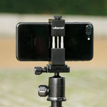 Universal Metal Phone Tripod Mount - Ulanzi Aluminum Metal Smart Phone Tripod Clip Holder Adapter Climp for Apple iPhone 7 Plus Sumsang Galaxy S7 J7 Edge 7 Android Smartphones for Joby GorillaPod