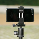 Universal Metal Phone Tripod Mount - Ulanzi Aluminum Metal Smart Phone Tripod Clip Holder Adapter Climp for Apple iPhone 7 Plus Sumsang Galaxy S7 J7 Edge 7 Android Smartphones for Joby GorillaPod