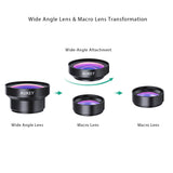AUKEY Ora iPhone Camera Lens, 0.45x 120° Wide Angle + 15x Macro Clip-on iPhone Lens for iPhone 8, 7, 6, Samsung, Other Android Smartphones