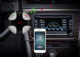 Bluetooth FM Transmitter, Wireless in-Car FM Transmitter Radio Adapter Car Kit, Siri and Google Assistant in car.