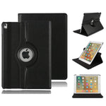 Vacio Case for The iPad Air 3(2019 Release),360 Degree Rotating PU Leather Book Cover Design Style Multi-Angle Stand Protective Folio Cover Smart Lightweight Case for 10.5 Inch，Black