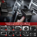 Qi Wireless Car Charger,Fast Charge CD Slot Phone Mount[Universal Air Vent][All Qi-Enable Devices]Phone Holder Compatible for iPhone 8 Plus/X/XS/XR/XS Max and Samsung Galaxy Note9/S10e/S10+ Plus S9/S8