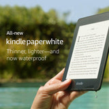 Kindle Paperwhite – Now Waterproof with more than 2x the Storage, 32 GB, Wi-Fi + Free Cellular Connectivity