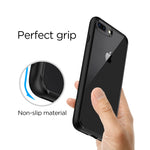 Spigen Ultra Hybrid [2nd Generation] Designed for Apple iPhone 8 Plus Case (2017) / Designed for iPhone 7 Plus Case (2016) - Black