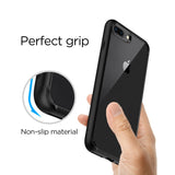 Spigen Ultra Hybrid [2nd Generation] Designed for Apple iPhone 8 Plus Case (2017) / Designed for iPhone 7 Plus Case (2016) - Black
