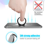 Finger Ring Stand, Lamicall Cell Phone Holder : Universal Phone Ring Cradle Kickstand Compatible with Phone Xs Max XR X 8 7 6 6s Plus 5s, Samsung Galaxy S8 S7 S6, All Android Smartphone - Black - 01