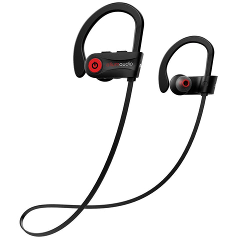 Otium Wireless Headphones, Bluetooth Headphones, Best Sports Earbuds, IPX7 Waterproof Stereo Earphones for Gym Running 9 Hours Playtime Noise Cancelling Headsets
