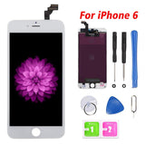 for iPhone 6 Screen Replacement, LCD Display & Touch Screen Digitizer Replacement Full Assembly for iPhone 6 (4.7 inch) with Free Tools Kit (White)