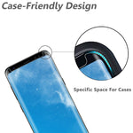 [2PACK] Galaxy S8 Clear Screen Protector,[Case Friendly][Anti-Fingerprint] Tempered Glass Screen Protector Compatible with Samsung Galaxy S8