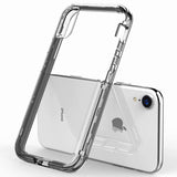 SKYLMW Case for iPhone XR,Shockproof Three Layer Protection Hard Plastic & Soft TPU Sturdy Armor Protective High Impact Resistant Cover for iPhone XR 2018(6.1 inch) for Men/Women/Girls/Boys,Clear
