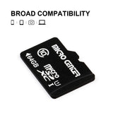Micro Center 64GB Class 10 Micro SDXC Flash Memory Card with Adapter (2 Pack)