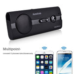 Avantree 10BP MULTIPOINT Bluetooth V4.0 Hands-Free Visor Car Kit, Support GPS, Music, Wireless in Car Handsfree Speakerphone Compatible with iPhone, Samsung Smartphones