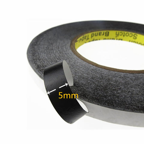 NIUTOP Double Side Adhesive Glue Tape For Repair Touch Screen Digitizer LCD Screen Display, 5mm - Black