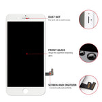 iPhone 7 Plus Screen Replacement 5.5" White, LCD Display & Touch Screen Digitizer with 3D Touch Full Assembly Set for iPhone 7 Plus 5.5 Inch with Repair Tool Kit