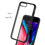Spigen Ultra Hybrid [2nd Generation] Designed for Apple iPhone 8 Plus Case (2017) / Designed for iPhone 7 Plus Case (2016) - Black
