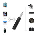 KANWAWO Mini Wireless Bluetooth Receiver Portable Aux Audio Receiver Adapter 4.1 Bluetooth Hands-Free Car Kit 3.5mm Jack Bluetooth Music Receiver (BT2)