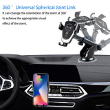 SANCEON Qi Wireless Car Charger Mount,10W Fast Charging Car Phone Holder Air Vent Dashboard Compatible with iPhone Xs/Xs Max/XR/X/ 8/8 Plus, Samsung Galaxy S10 /S10+/S9 /S9+/S8 /S8+