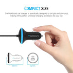 Type C Car Charger, Maxboost 36W Quick Charge 3.0 USB Port &Built-in USB C (3.1) Cable for Galaxy S10, S10+, S10e,S9,S9 Plus, Note 9 8, LG G7 G6, HTC, Nexux, MacBook, iPhone,OnePlus,Nintendo Swith