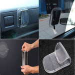 Anti-Slip Radar Detector Dash Mat, Non Slip Sticky Dashboard Pad Cell Phone GPS Holder. (Clear)