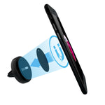 TechMatte MagGrip Universal Magnetic Air Vent Car Mount for iPhone XR, XS 8, Galaxy S9, S8, S7, Pixel 3, 2 with Extra Strong Magnetic Grip (1 Pack)
