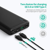 RAVPower USB C Battery Pack 20100 Portable Charger with QC 3.0 Qualcomm Quick Charge 3.0, 20100mAh Input & Output Type C Power Bank for Nintendo Switch, iPhone, 12-inch MacBook, Galaxy and More