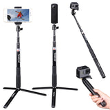 Smatree Telescoping Selfie Stick with Tripod Stand for GoPro Hero Fusion 7/6/5/4/3+/3/2/1/Session/GOPRO HERO (2018)/Cameras, Ricoh Theta S/V, M15 Cameras, Compact Cameras and Cell Phones
