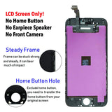 for iPhone 6 Black (4.7 Inch) LCD Screen Replacement Display Touch Digitizer Assembly + Repair Tools, Compatible with Model A1549, A1586, A1589