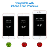JETech Case for Apple iPhone 6 and iPhone 6s, Shock-Absorption Bumper Cover, Anti-Scratch Clear Back (HD Clear)