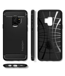 Spigen Rugged Armor Designed for Samsung Galaxy S9 Case (2018) - Matte Black