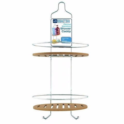 Organizador de ducha, de bambú., Euro-ware