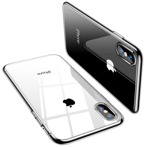 TORRAS iPhone Xs Case/iPhone X Case, Ultra Thin Slim Fit Soft Silicone TPU Cover Case Compatible with iPhone X/iPhone Xs 5.8 inch, Clear