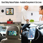 J.MOSUYA 5Pack Nano Multi Purpose Gel Pads for Car Holder Cell Phone iPhone 8 7 6 Plus, Ipad, Tablet Sticky to Wall Glass Mirrors, Dashboard, Kitchen, Office, Cabinets, Carpet