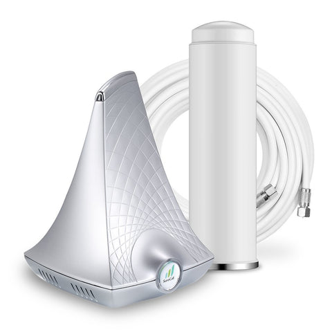 SureCall Flare Cell Phone Signal Booster Kit for All Carriers 3G/4G LTE up to 2,500 Sq Ft