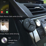 Aston SoundTek A1+,Excellent Sound,Support AAC Codec,Multi-Point, Auto On,Aux Bluetooth Car Kits,Bluetooth Receiver,Voice Assistant, Crystal Car Handsfree,Backlight Buttons,Music Stream for Car Audio