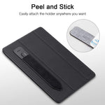 ESR Pencil Holder Compatible with The Apple Pencil (1st and 2nd Gen), Elastic Pocket [Stylus Pens Protected and Safe] Pouch Adhesive Sleeve Attached to Case for Stylus Pens - Black