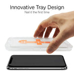 Spigen Tempered Glass Screen Protector [Installation Kit] Designed for iPhone Xs Max (2 Pack)