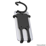 Flexible Cell Phone Holder, 2 Pack - Silicone Car Mirror Mount for Mobile Phones - Great for Phone GPS Navigation, Battery Charging, Desktop Stand - Hang Your Phone Anywhere - Hands Free Phone Hanger