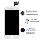 for iPhone 6S Plus Screen Replacement 5.5 inch- White, with Front Camera, Earspeaker - MAFIX Full Assembly LCD Display Digitizer 3D Touch Screen Kit with Repair Tools and Glass Protector