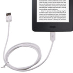 Amazon Kindle Replacement USB Cable, White (Works with 6", 9.7" Display, 2nd and Latest Generation Kindles)