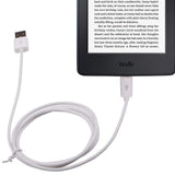Amazon Kindle Replacement USB Cable, White (Works with 6", 9.7" Display, 2nd and Latest Generation Kindles)