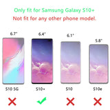LK [3 Pack] Screen Protector for Samsung Galaxy S10 Plus / S10+, [HD Clear][Case-Friendly] Bubble-Free with Lifetime Replacement Warranty