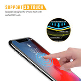 [4 Pack] Screen Protector for iPhone Xs/iPhone X, SPARIN Tempered Glass Screen Protector for iPhone Xs/X (5.8 Inch) - Alignment Frame/Highly Responsive/Case Friendly