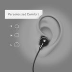 Panasonic ErgoFit in-Ear Earbud Headphones RP-HJE120-AA (Metallic Blue) Dynamic Crystal-Clear Sound, Ergonomic Comfort-Fit