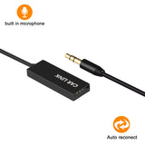 Bluetooth Aux Adapter, U2 Mini Wireless Car Bluetooth Receiver USB to 3.5mm Jack Bluetooth to Aux Adapter Audio Music Receiver Handsfree Car kit with Built in Mic for Car Speaker Home Audio